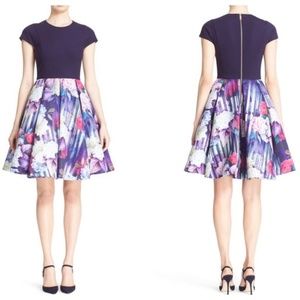 Ted Baker London Keriee Fit & Flare Dress Sz 1